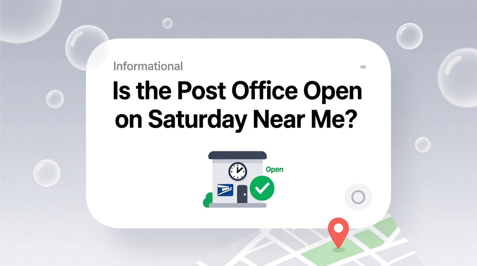 is post office open on saturday near me