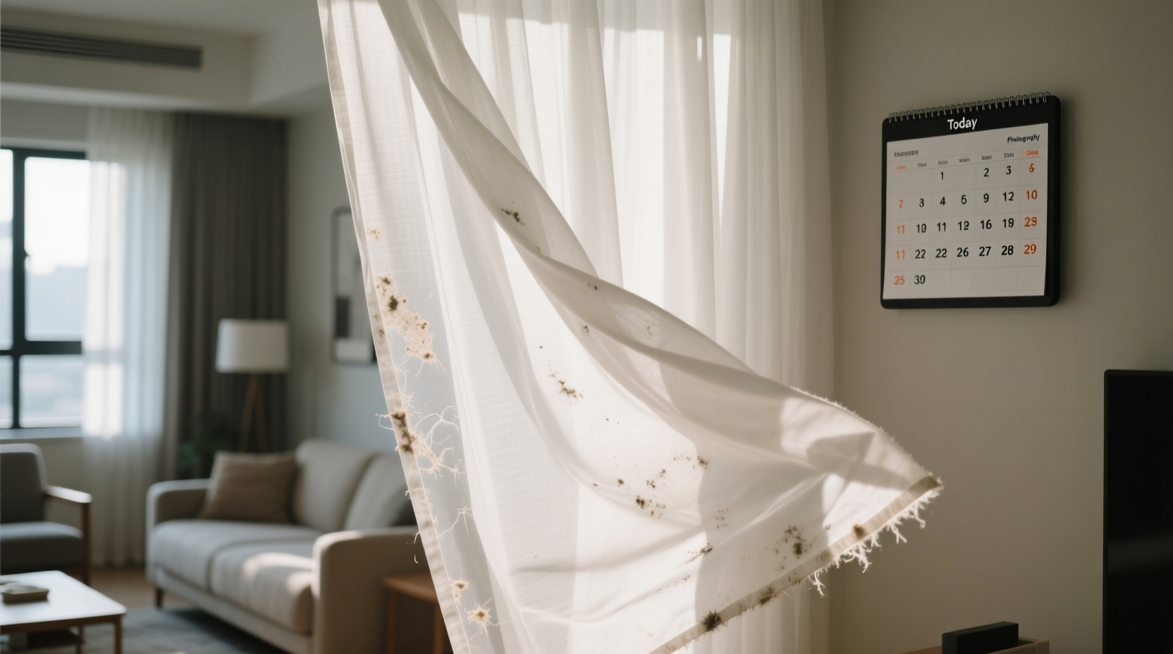 how often to clean curtains