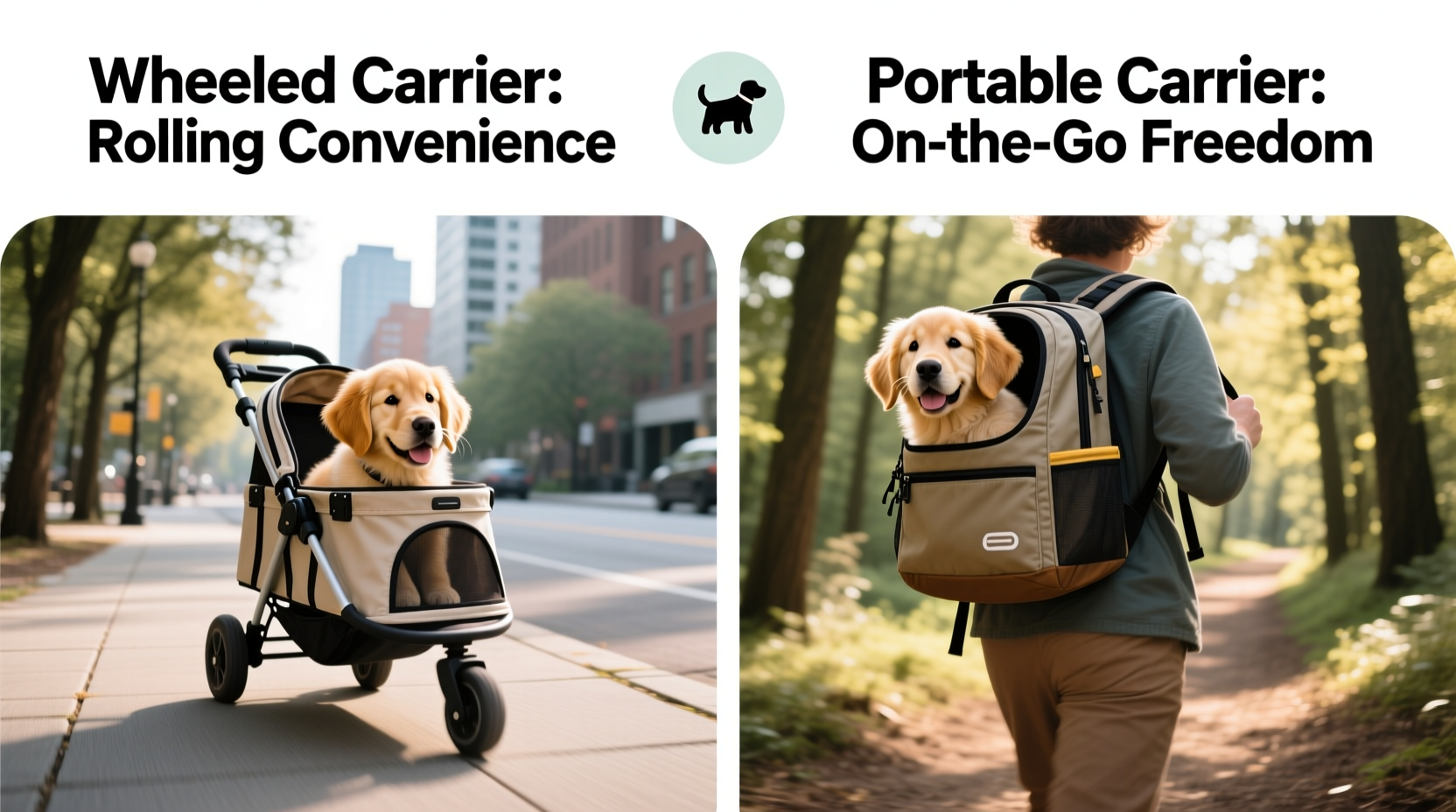 wheeled dog carrier vs portable is the rolling convenience worth it or is carrying better for your pup