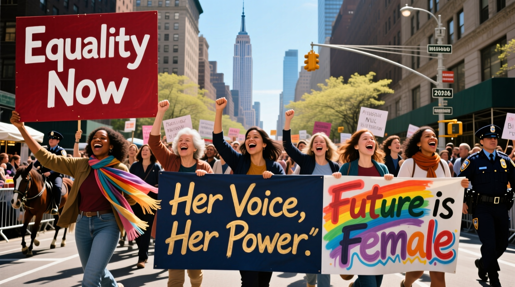 international womens day march nyc