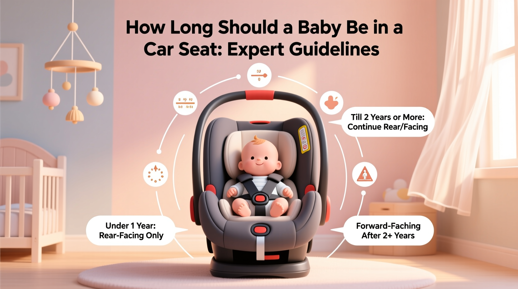 how long should a baby be in a car seat