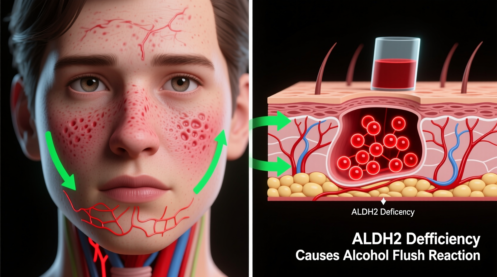 why does alcohol make your face red causes prevention