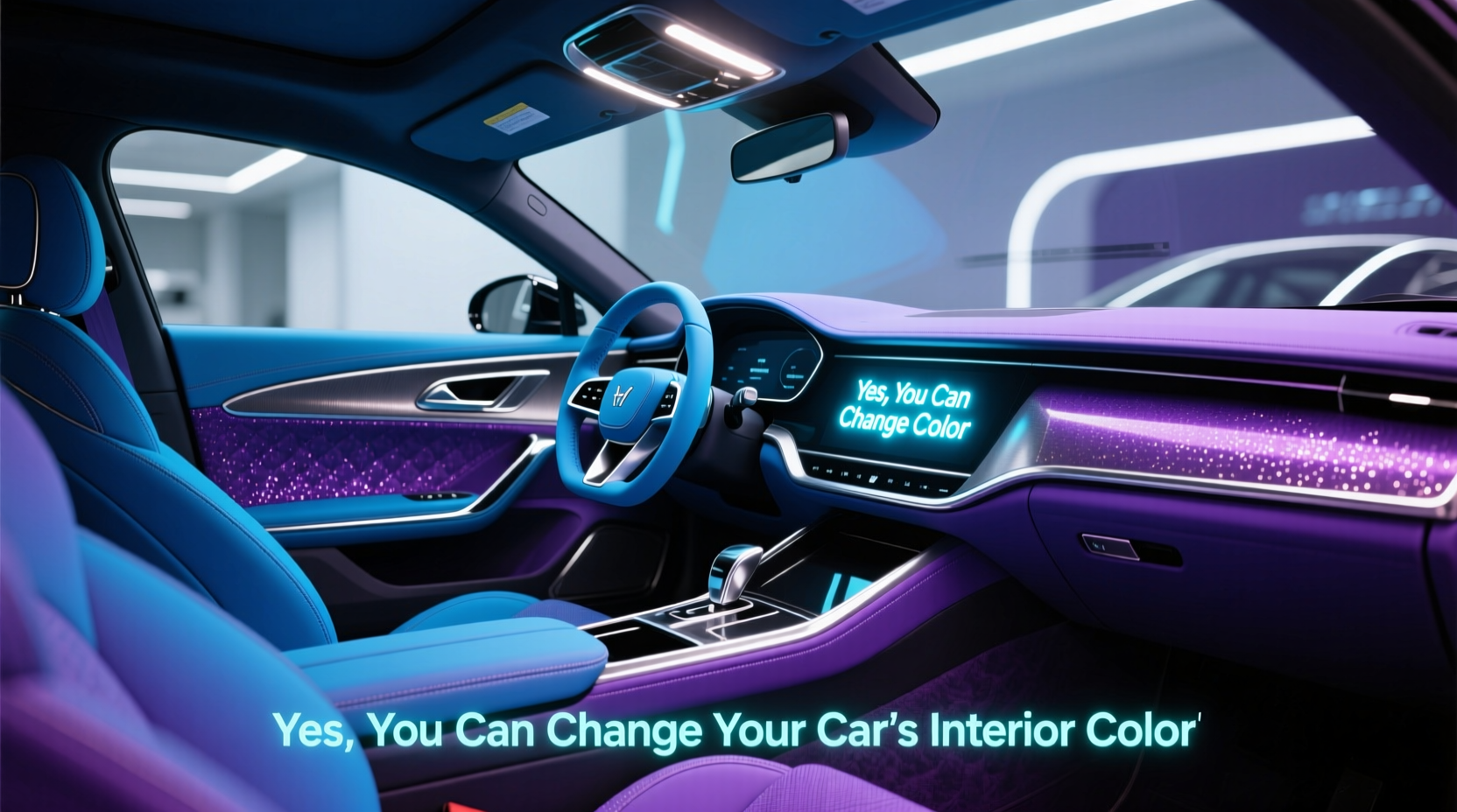 can you change the interior color of your car