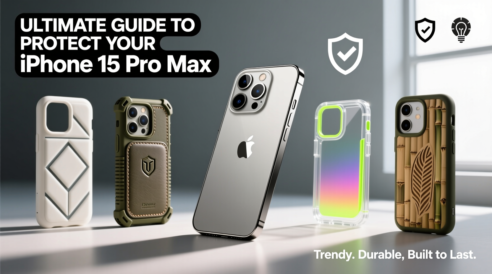 ultimate guide to protect your iphone 15 pro max with trendy and durable cases