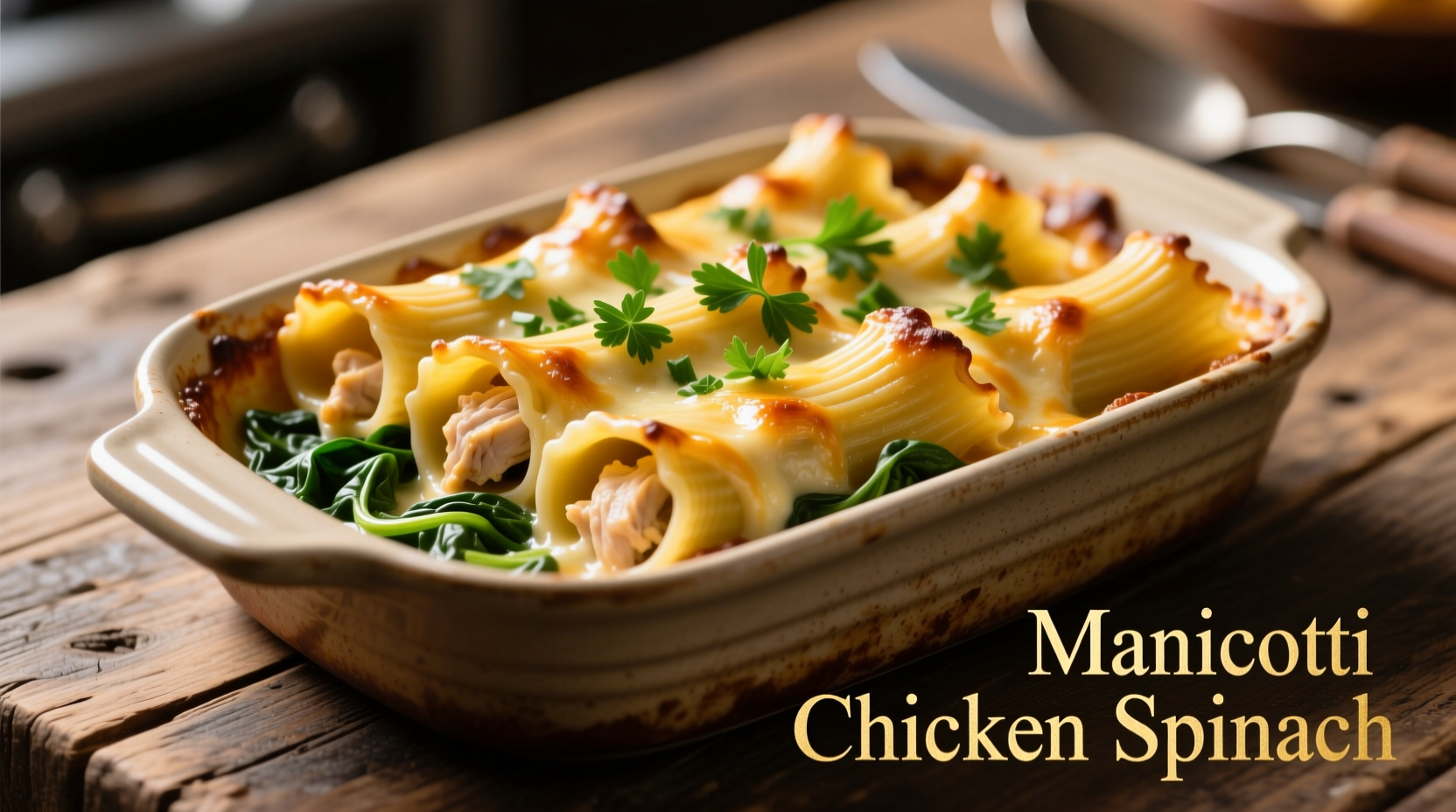 Chicken Spinach Manicotti Recipe Guide