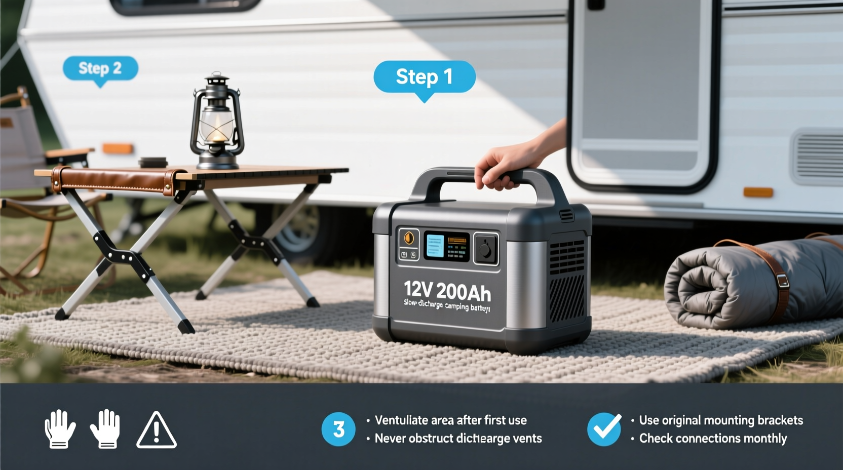 How to Choose Batterie Camping Car Décharge Lente 12v 200ah