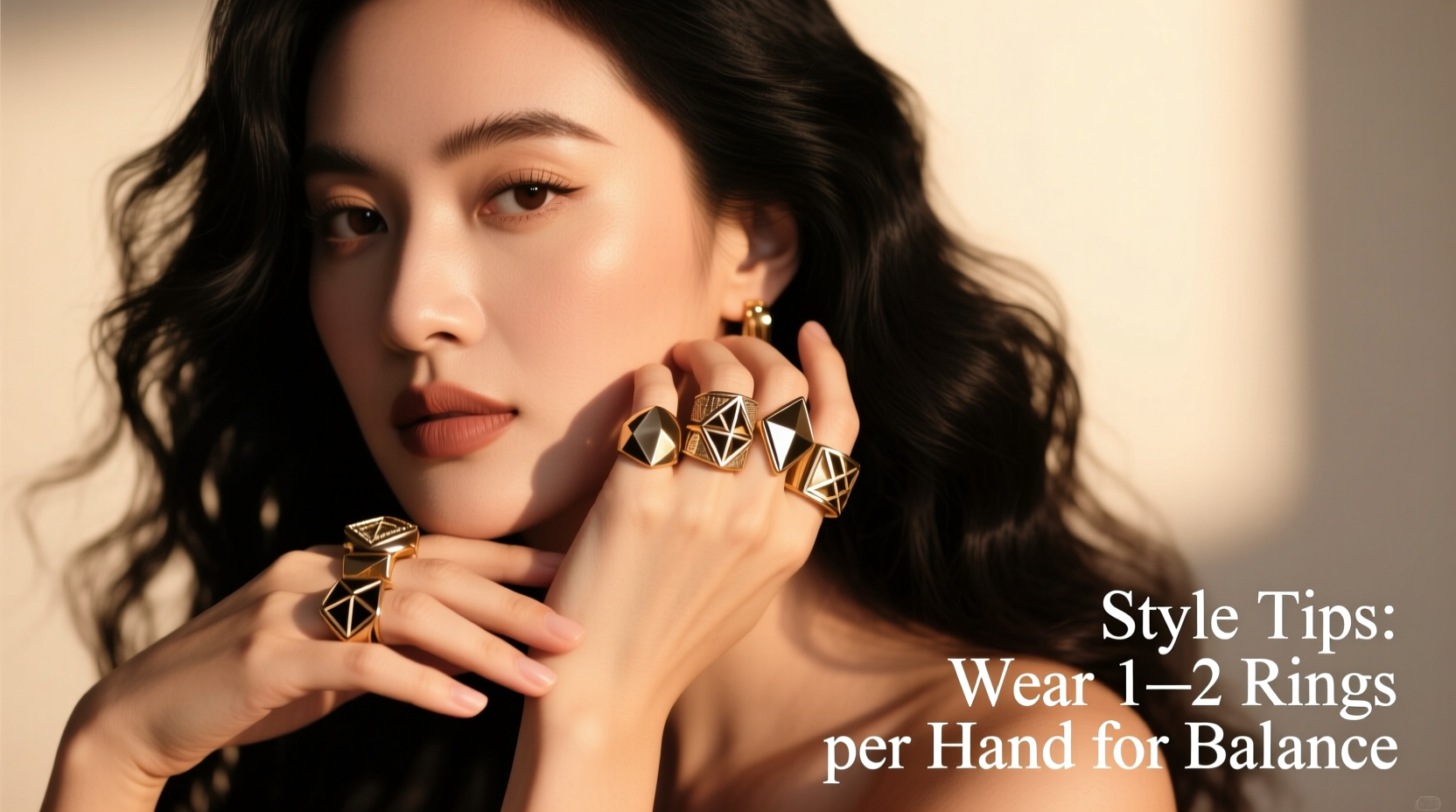 comfort tips and styling hacks for wearing large rings with ease