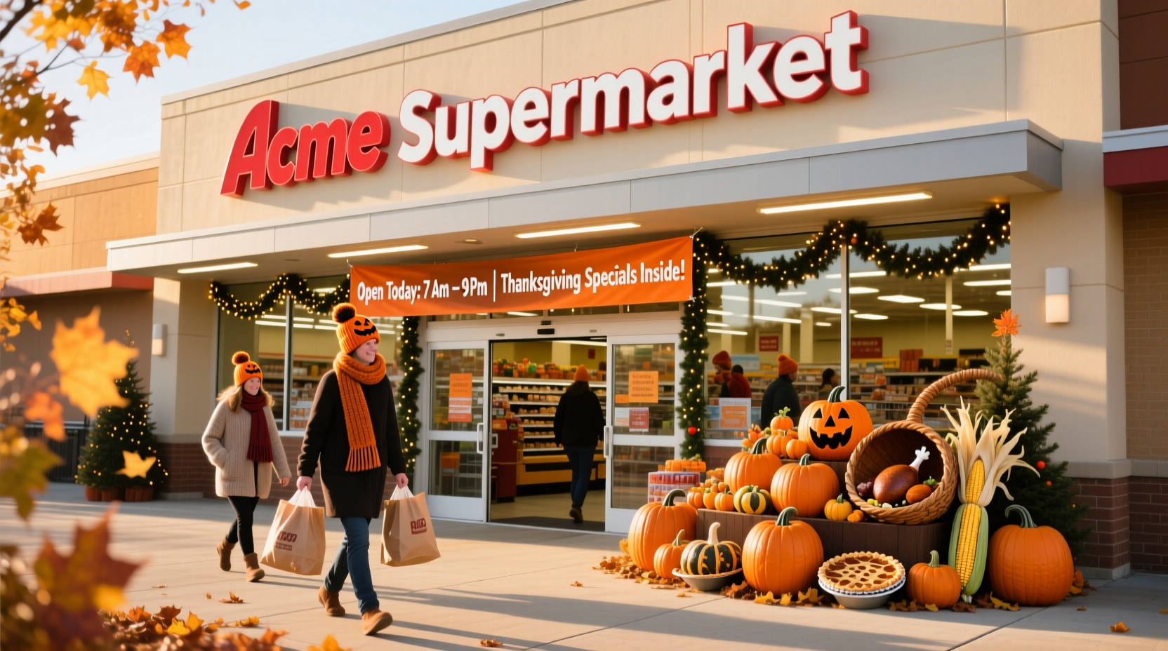 is acme supermarket open on thanksgiving