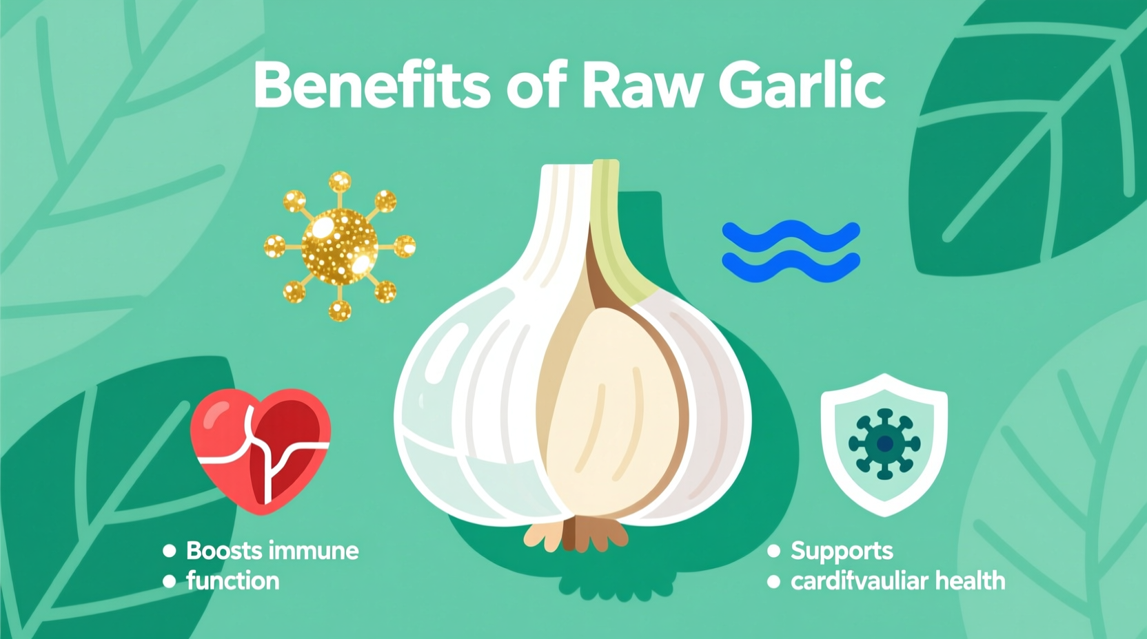 benefits of consuming raw garlic