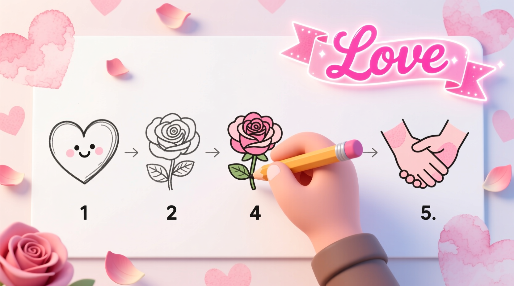 how to draw things for valentines day