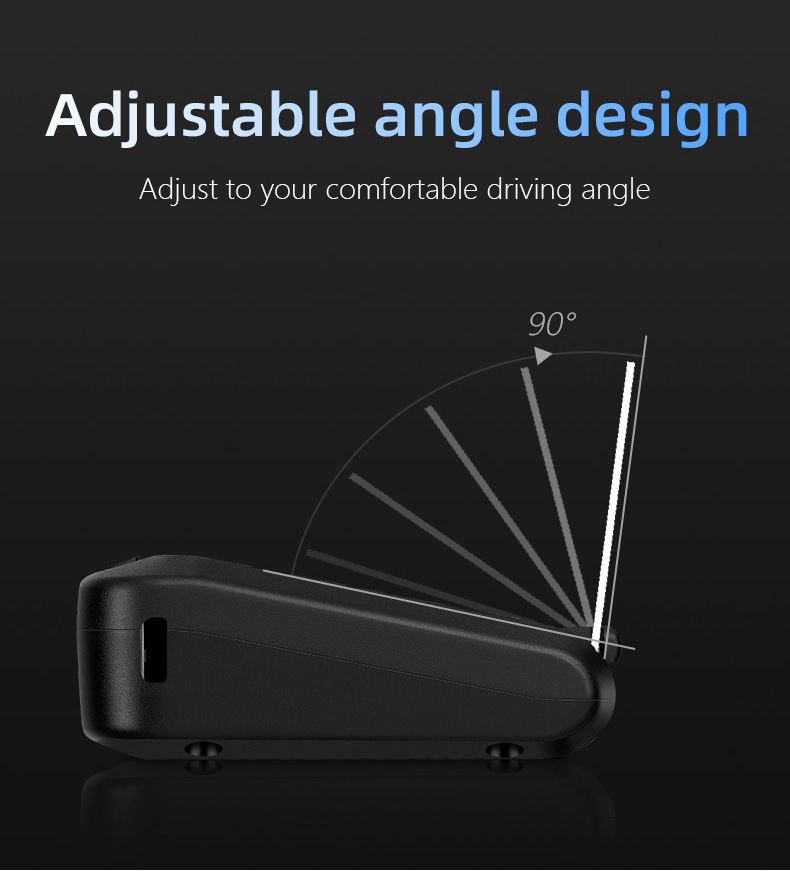 New Hot sell 3inch C100 Auto diagnostic tool obd gauge car HUD Wireless HUD Head Up Display OBD2 Speedometer Alarm