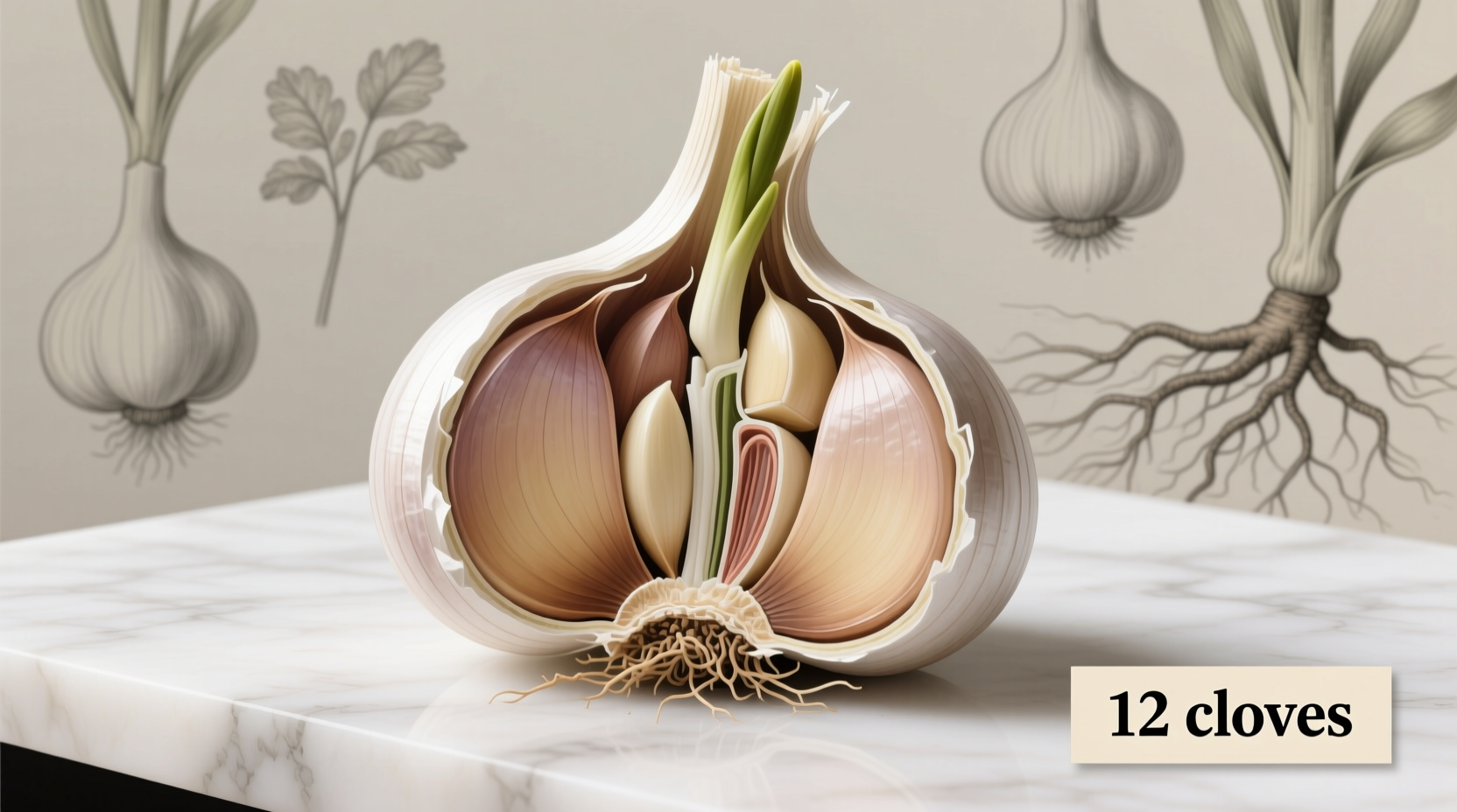 how many garlic cloves in a bulb