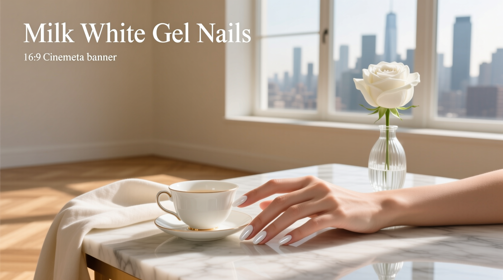 milky white gel nails guide