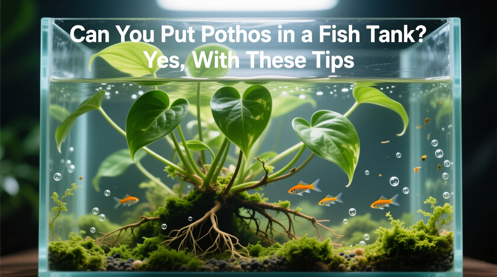 can you put pothos in a fish tank