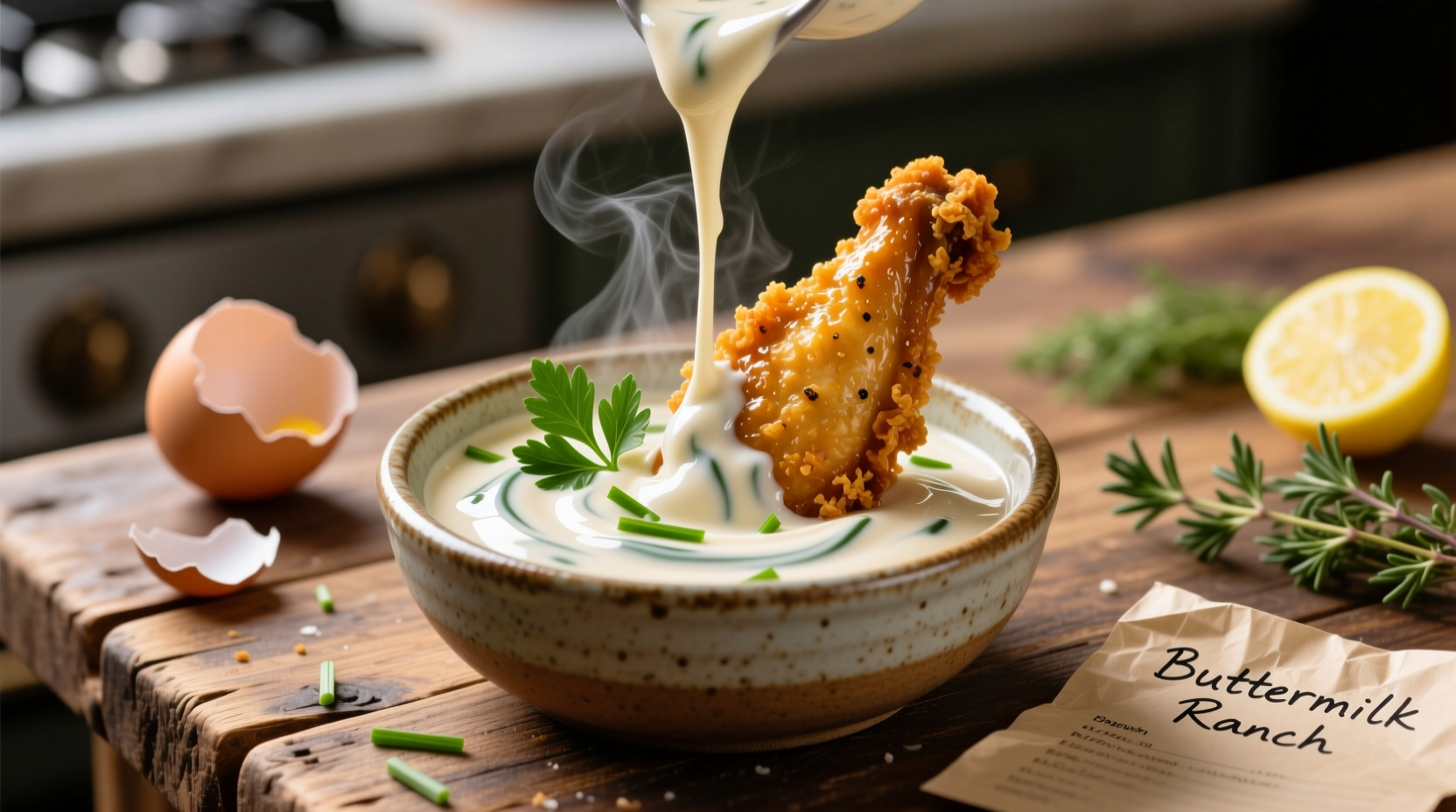 buttermilk ranch dipping sauce for fried chicken recipe