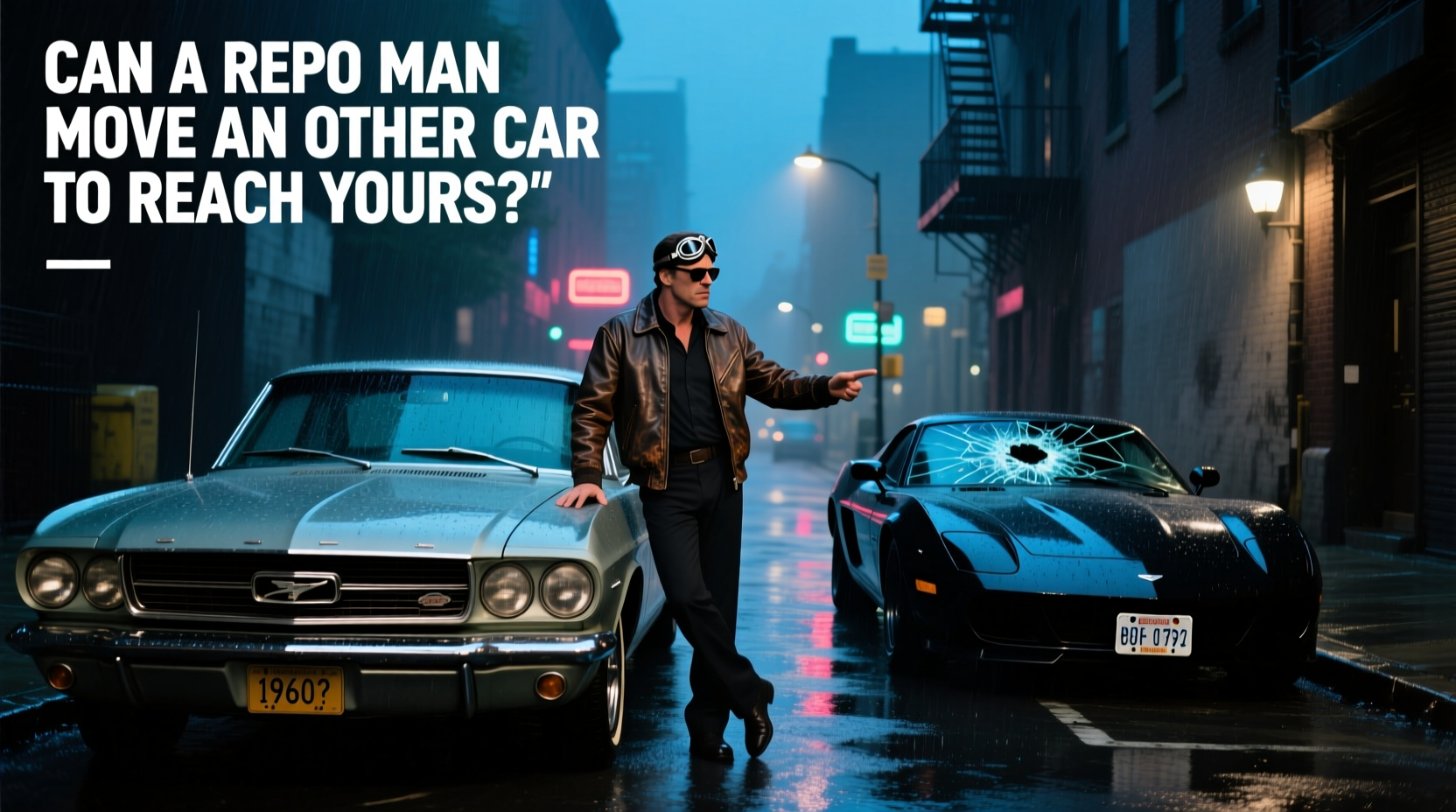 can repo man move another car to get to yours