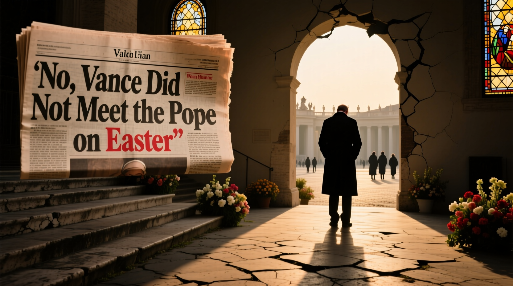 did vance meet with the pope on easter