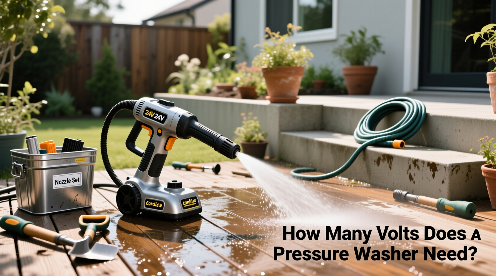 How to Choose a 24V Pressure Washer: Voltage & Use Case Guide