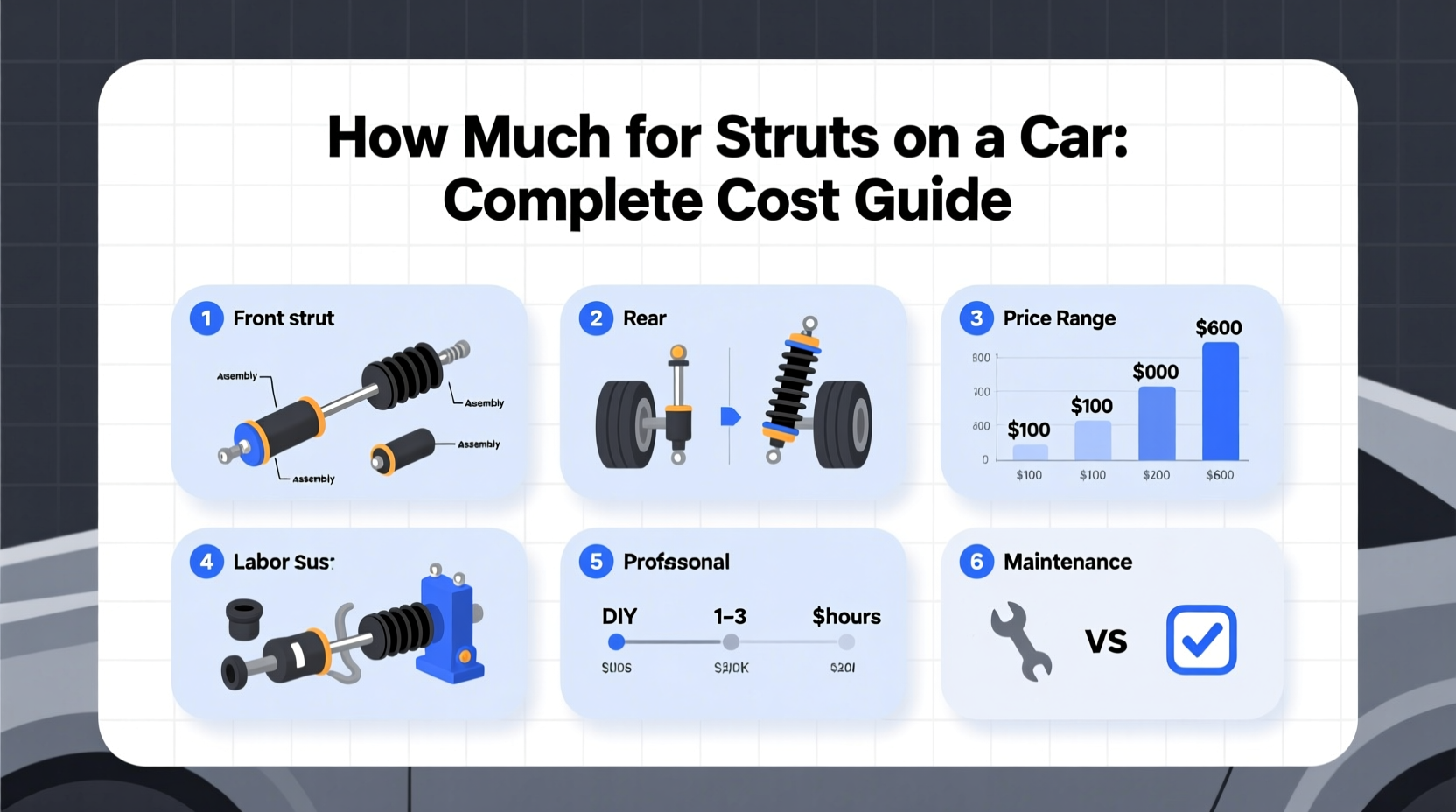 how much for struts on a car