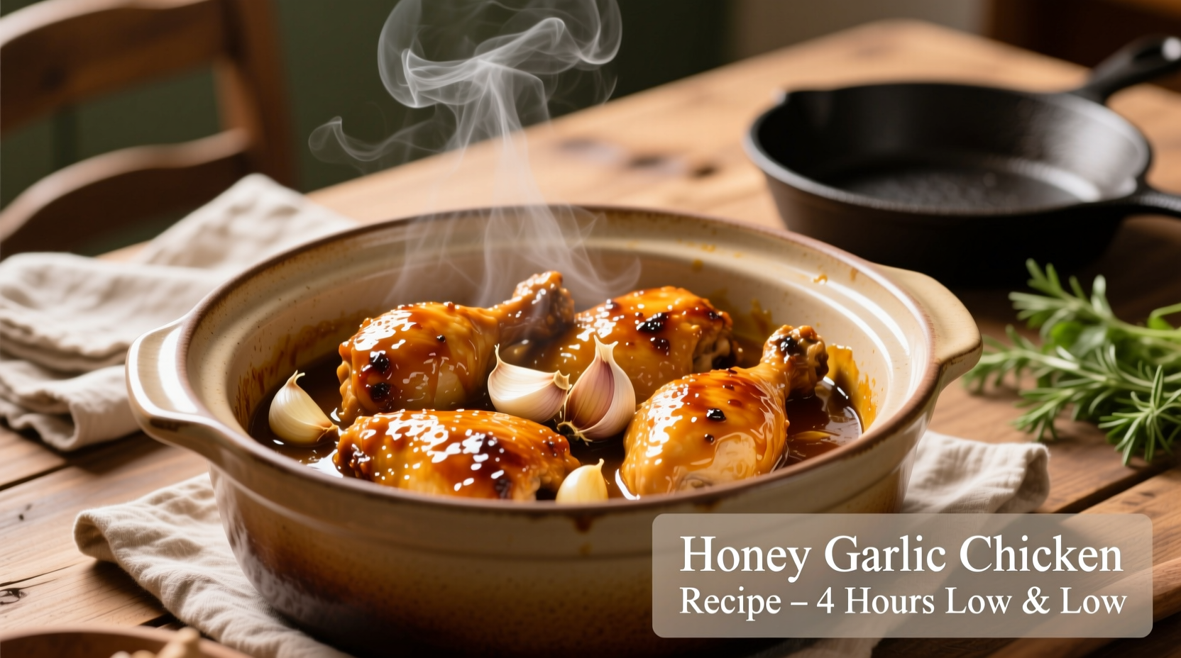 honey garlic chicken crock pot recipe