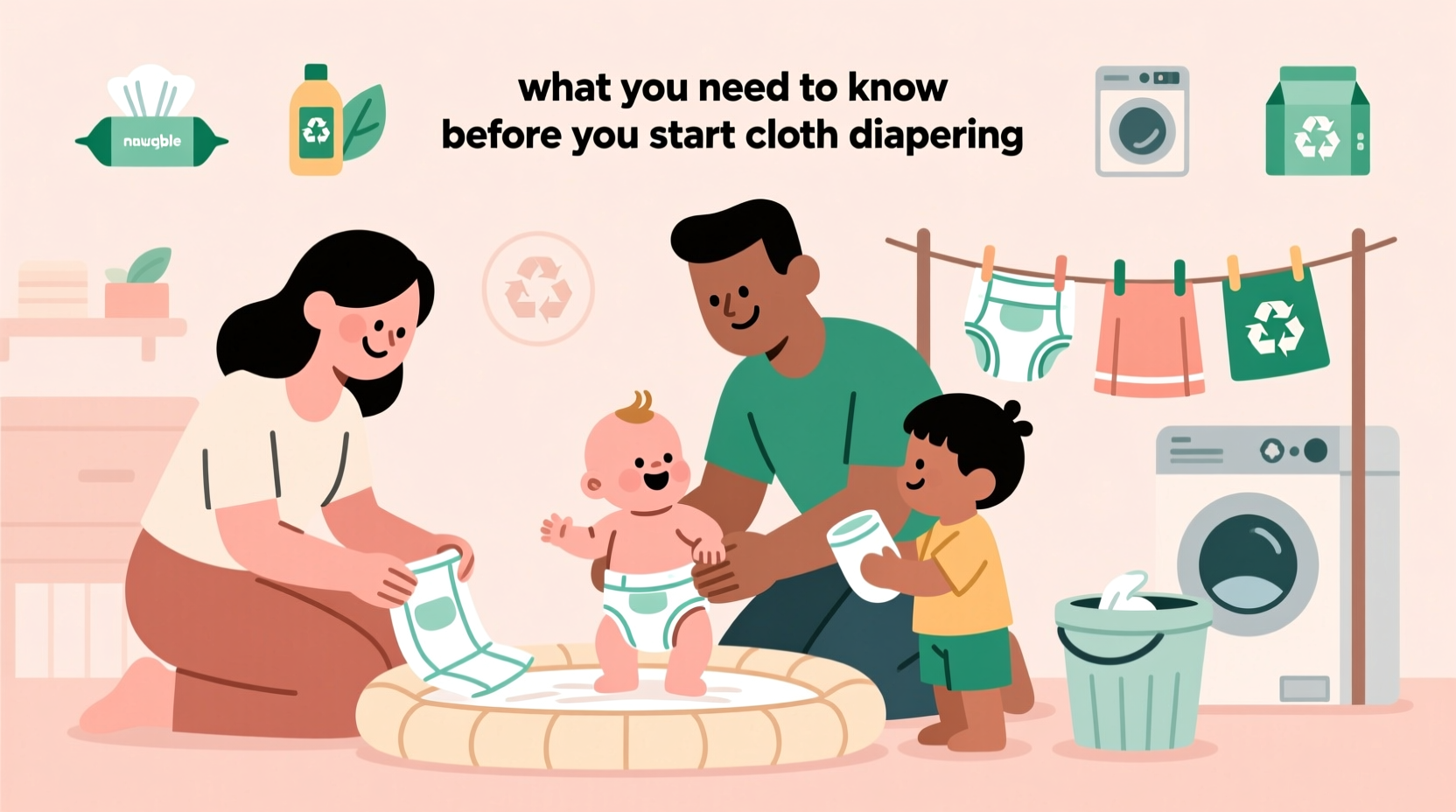 what you need to know before you start cloth diapering