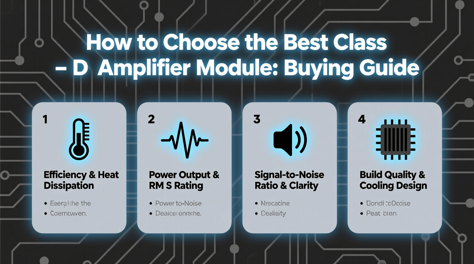 class d amplifier module