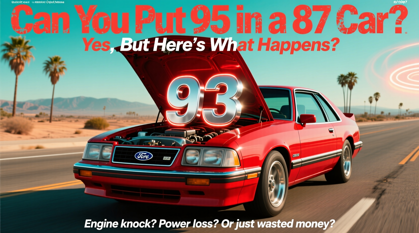 can you put 93 in a 87 car
