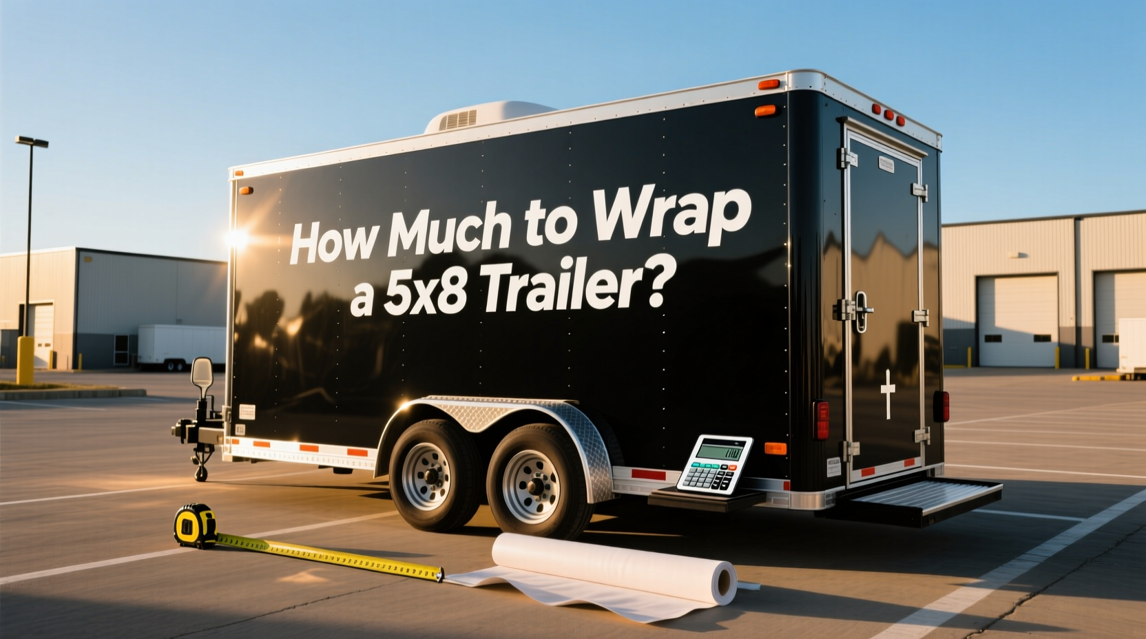 How to choose 5x8 trailer cover,How much to wrap a 5x8 trailer?