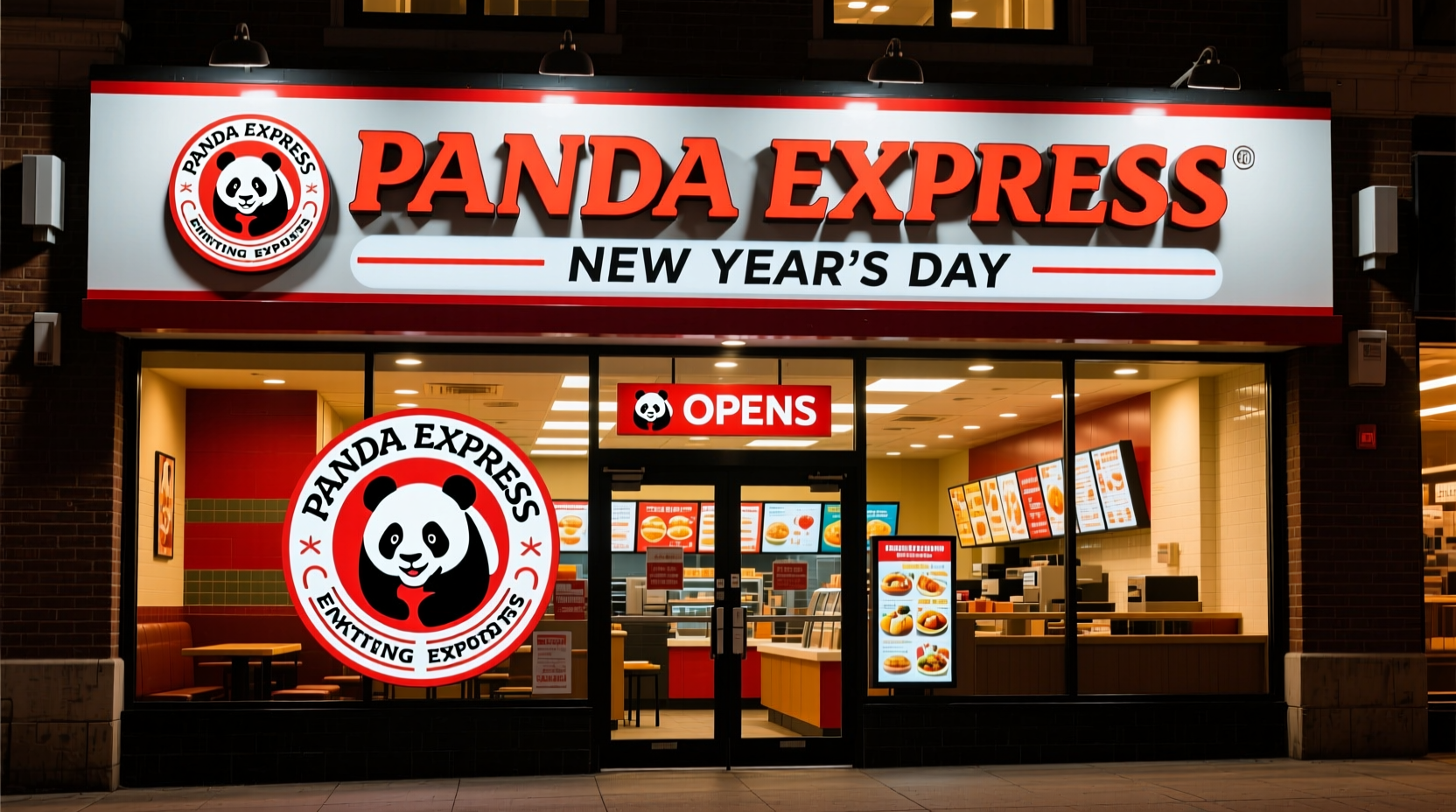 is panda express open on new years