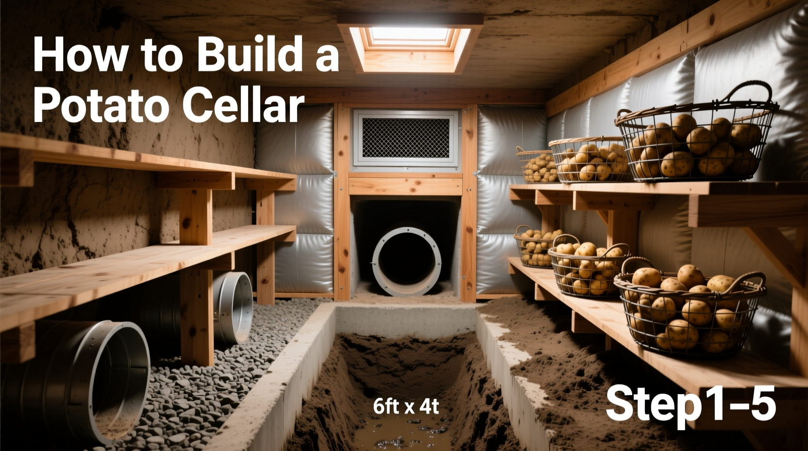 How to Build a Potato Cellar: Complete Construction Guide