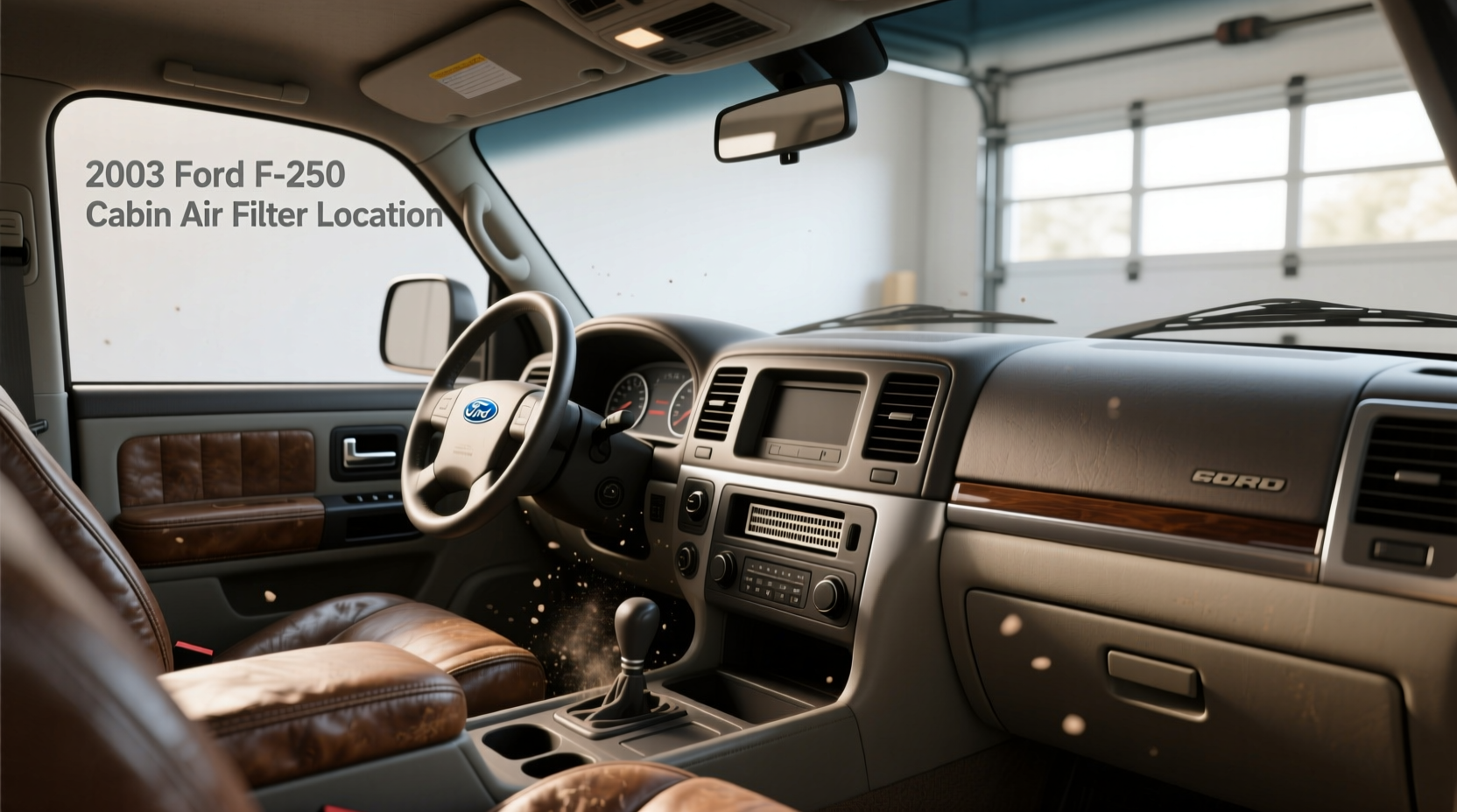 2003 f250 cabin air filter location replacement guide