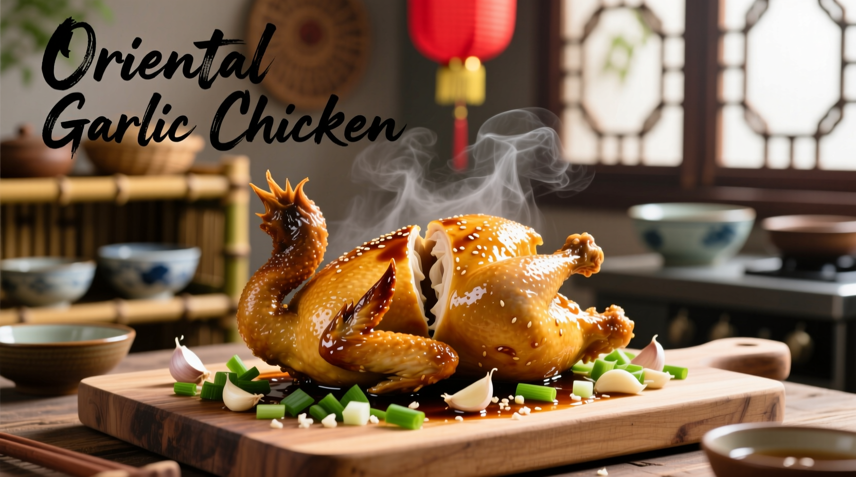 Authentic Oriental Garlic Chicken Recipe & Cooking Guide