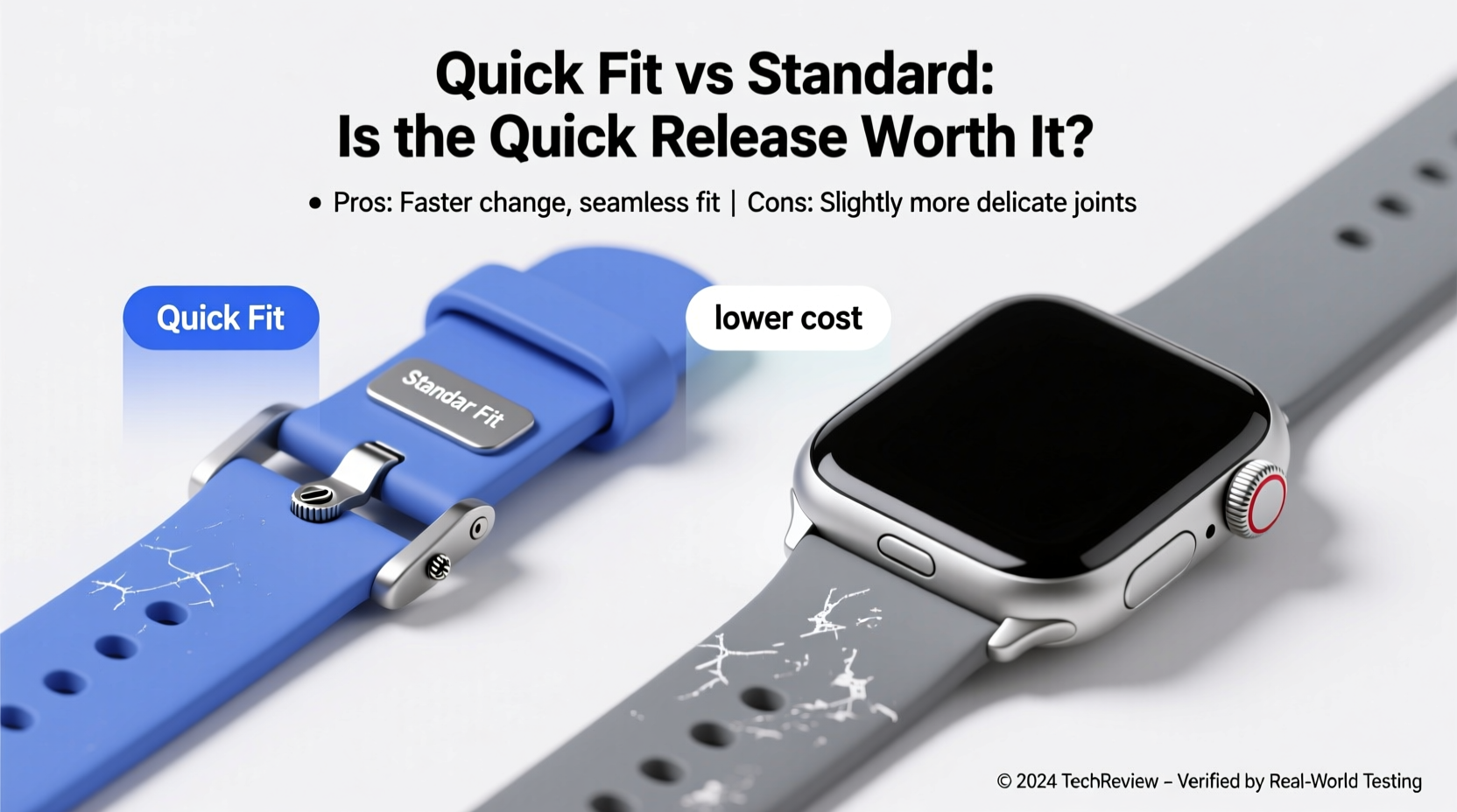 quick fit vs standard galaxy watch band is the quick release worth the extra cost and are they more fragile