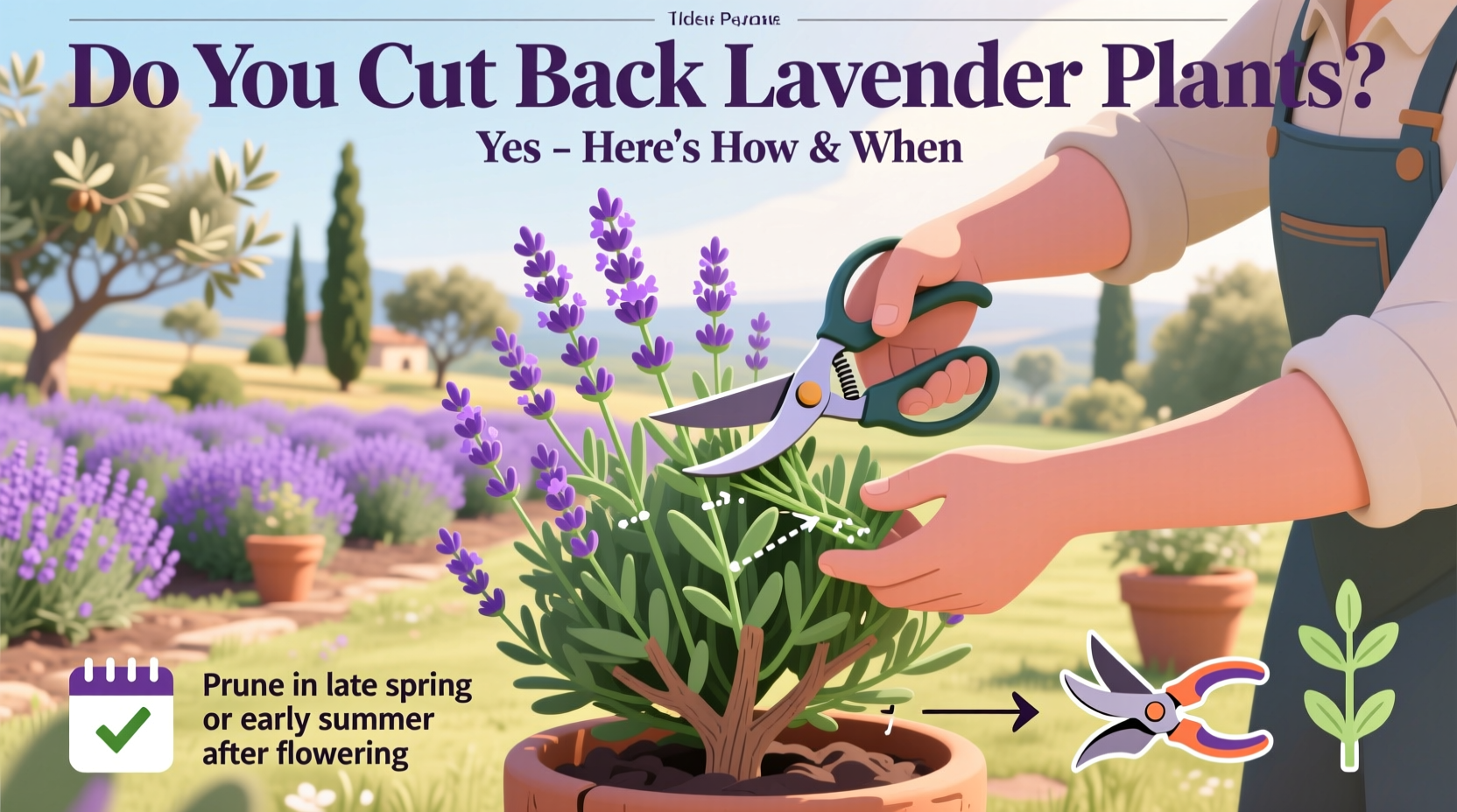 do you cut back lavender plants