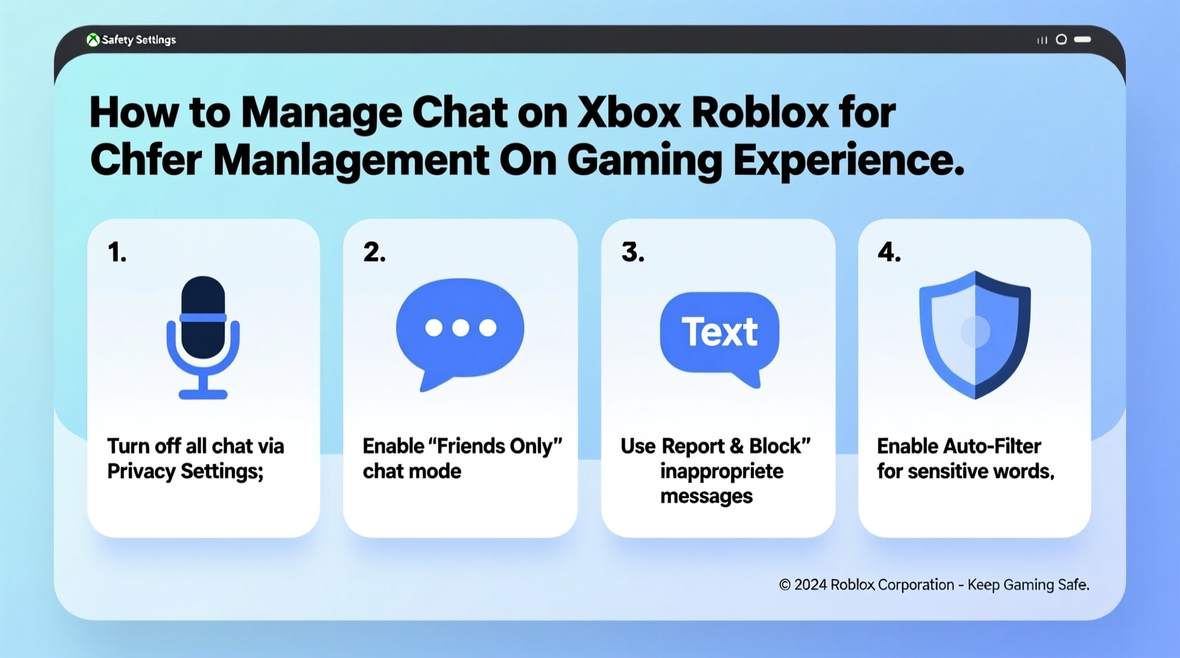 how to manage and limit chat on xbox roblox for a safer gaming experience