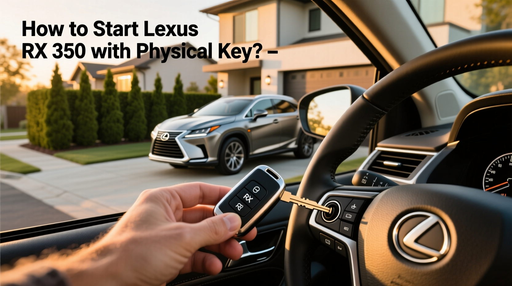 How to Choose Lexus RX Key: Starting RX 350 with Physical Key Guide