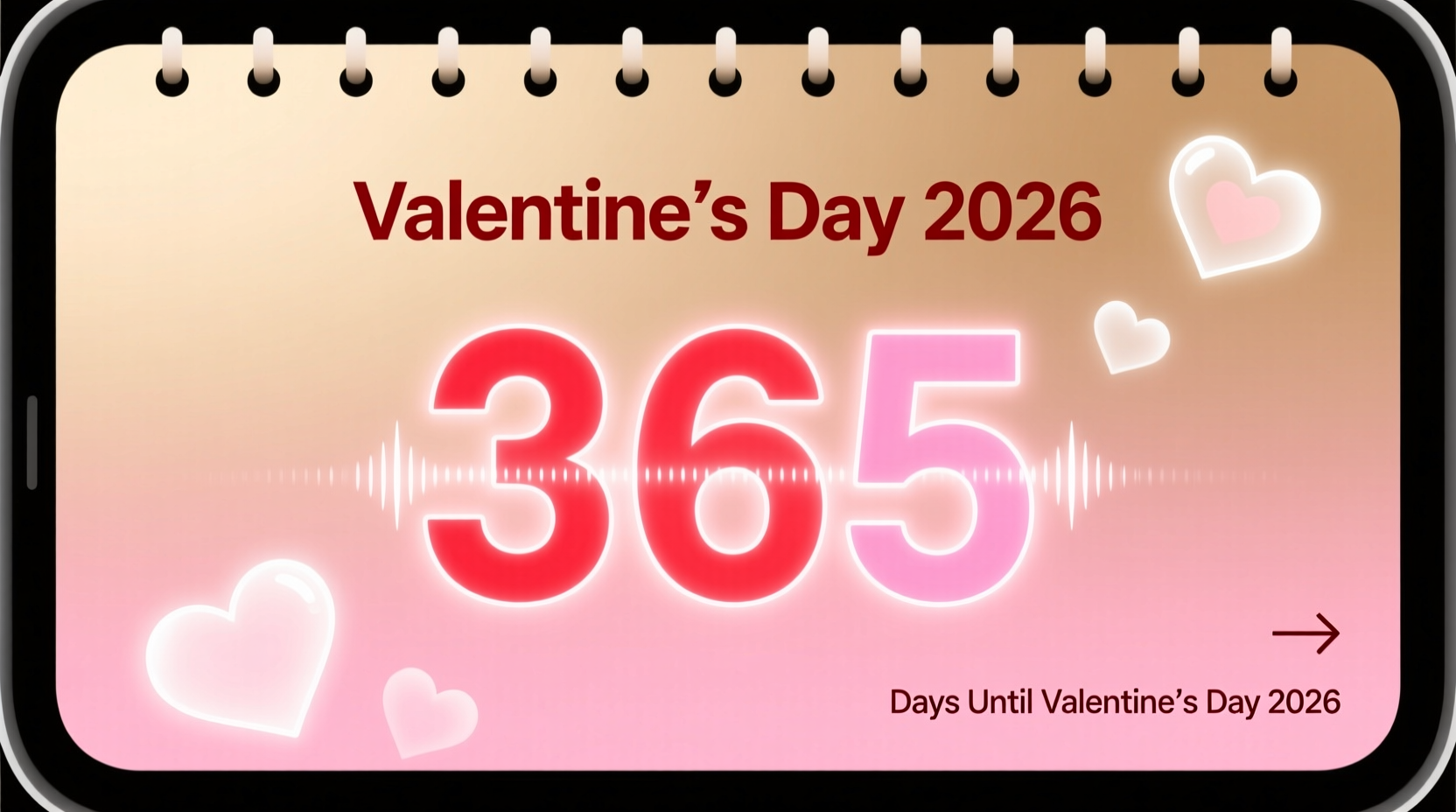 how much days till valentines day