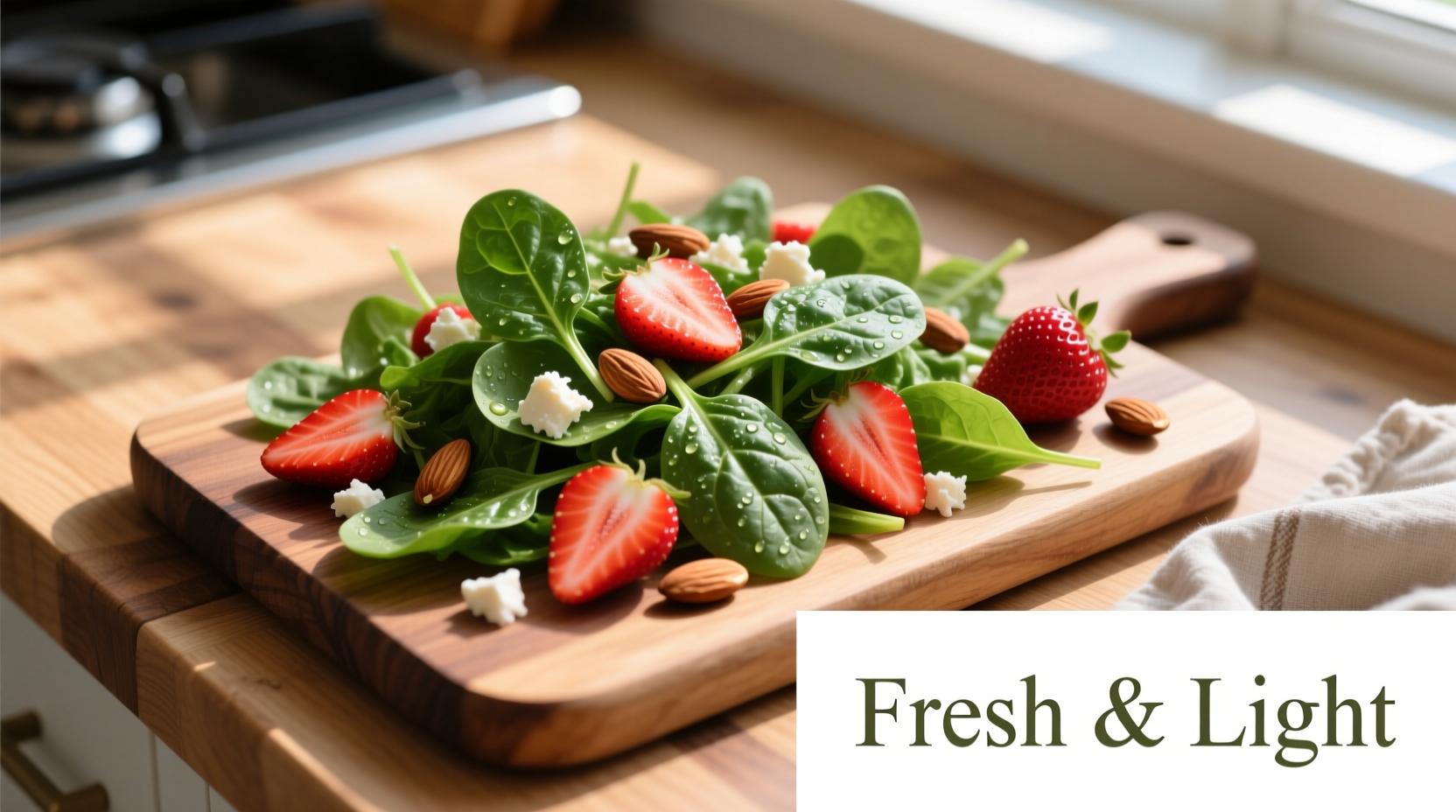 spinach strawberry salad