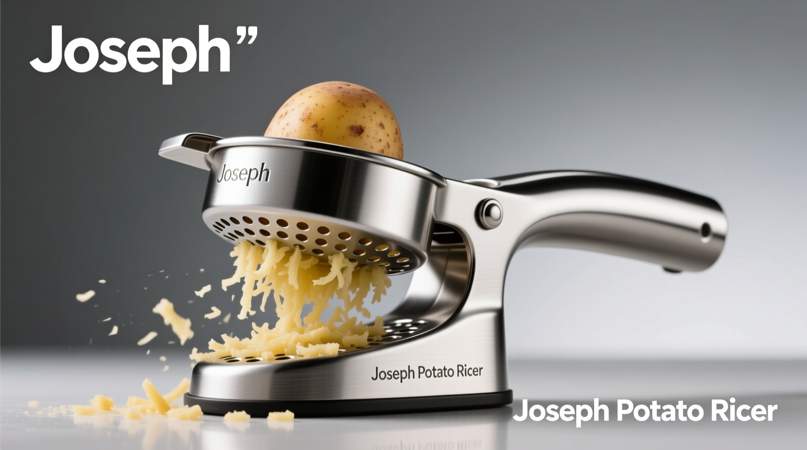 Joseph and Joseph Potato Ricer in stainless steel