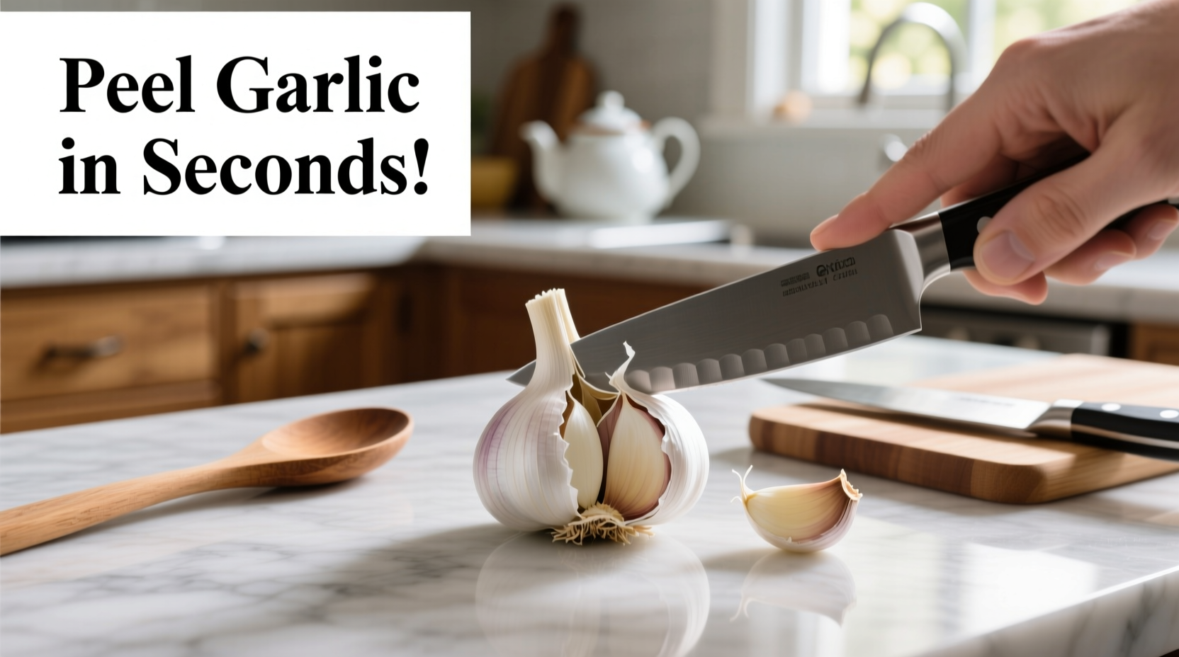 how to easily peel garlic