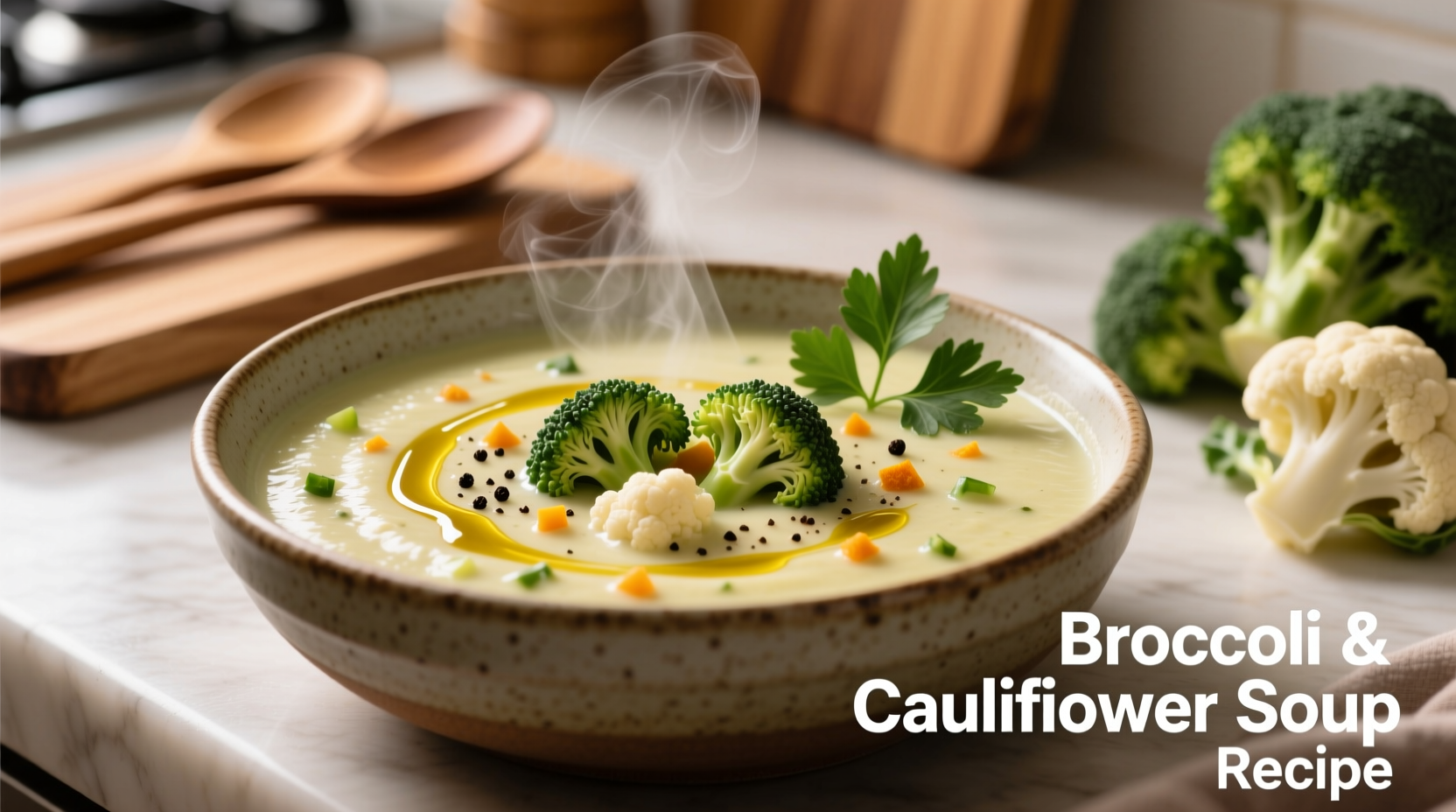 broccoli and cauliflower soup recipe