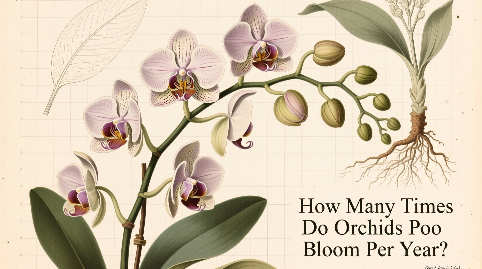 how many times do orchids bloom