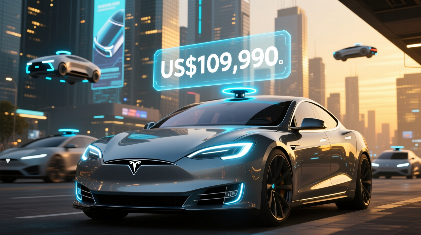 how much does a tesla self driving car cost