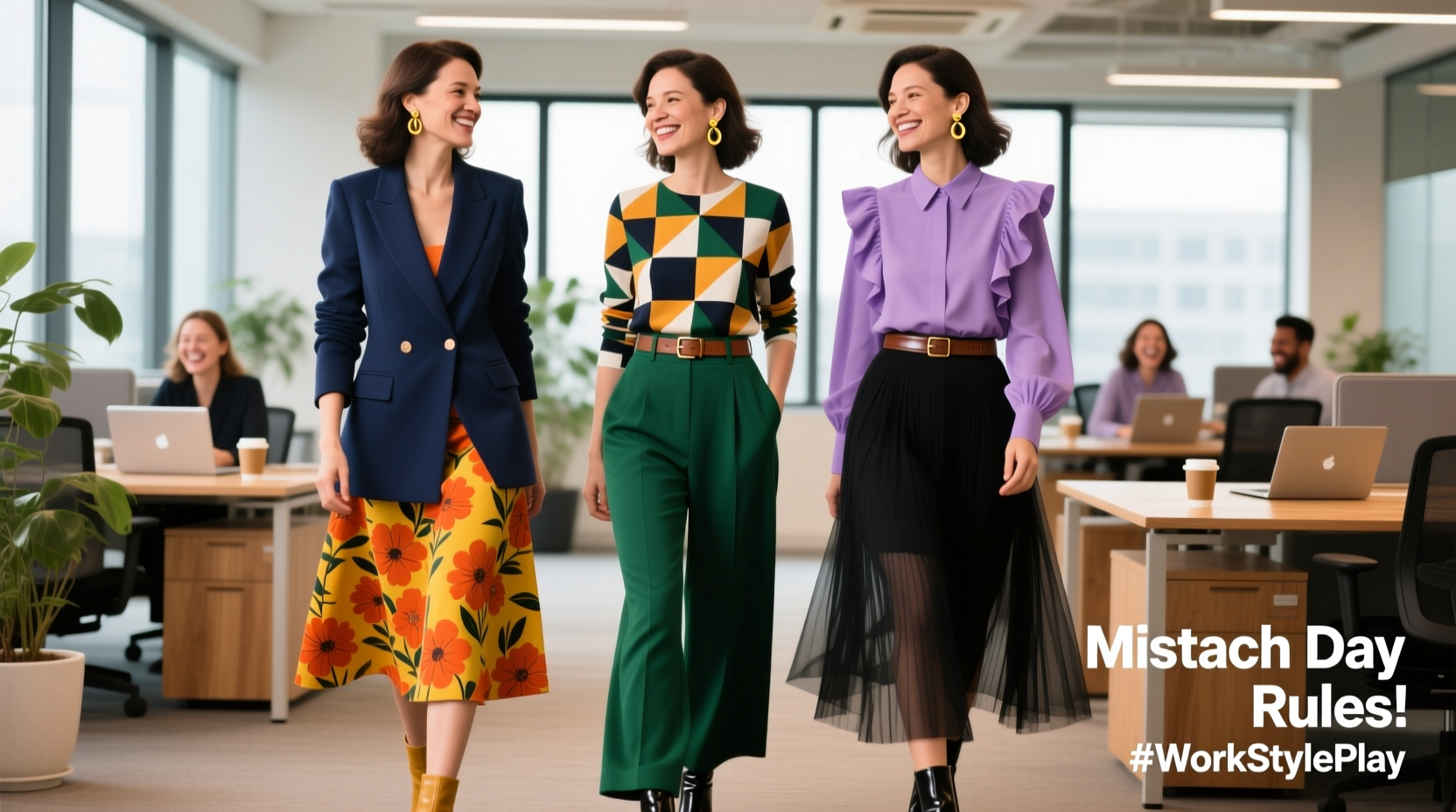 womens clothing ideas for mismatch day at work