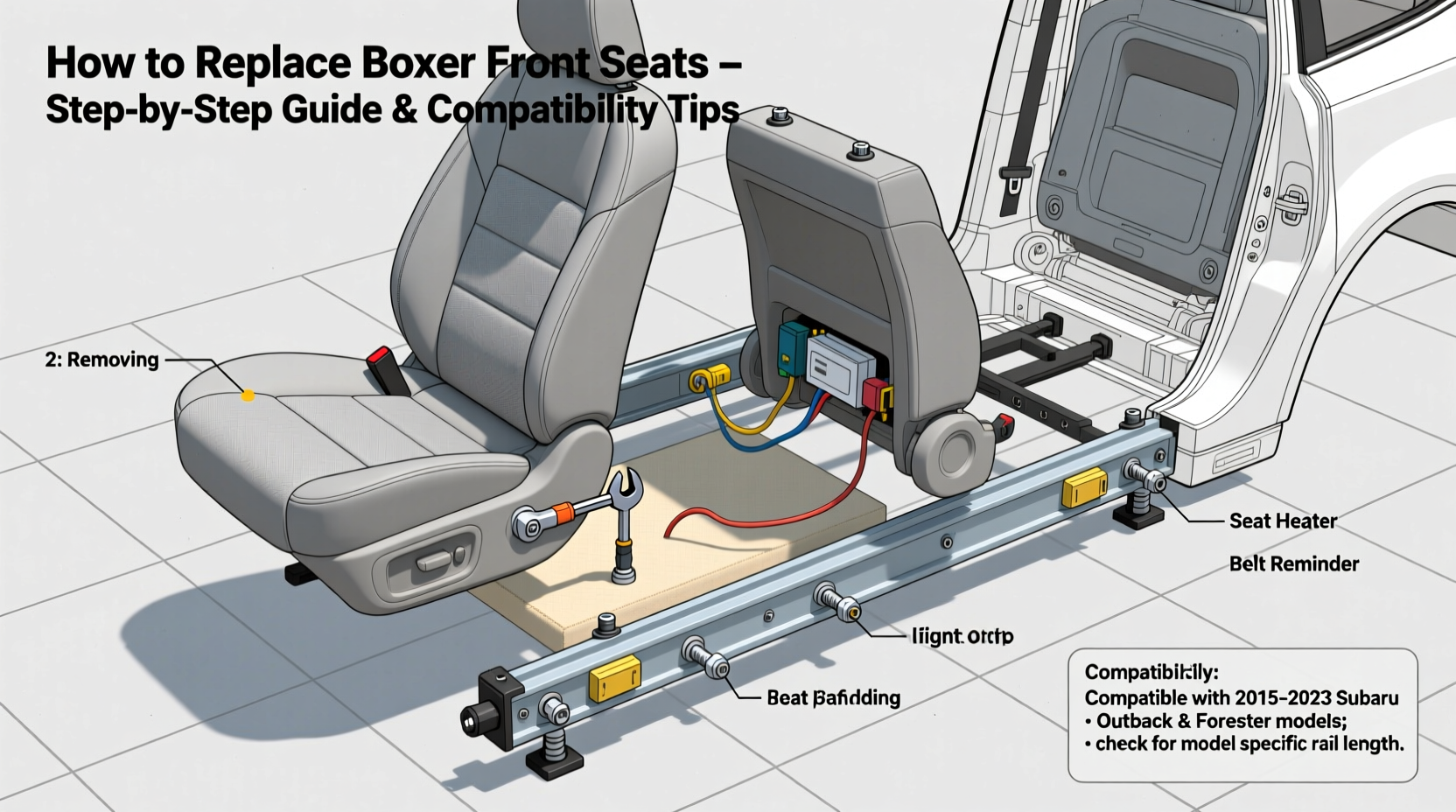 replace boxer front seats