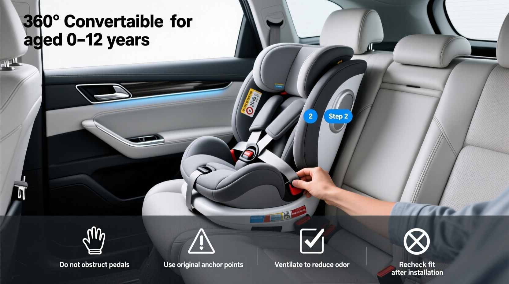 360 car seat 0 12 years