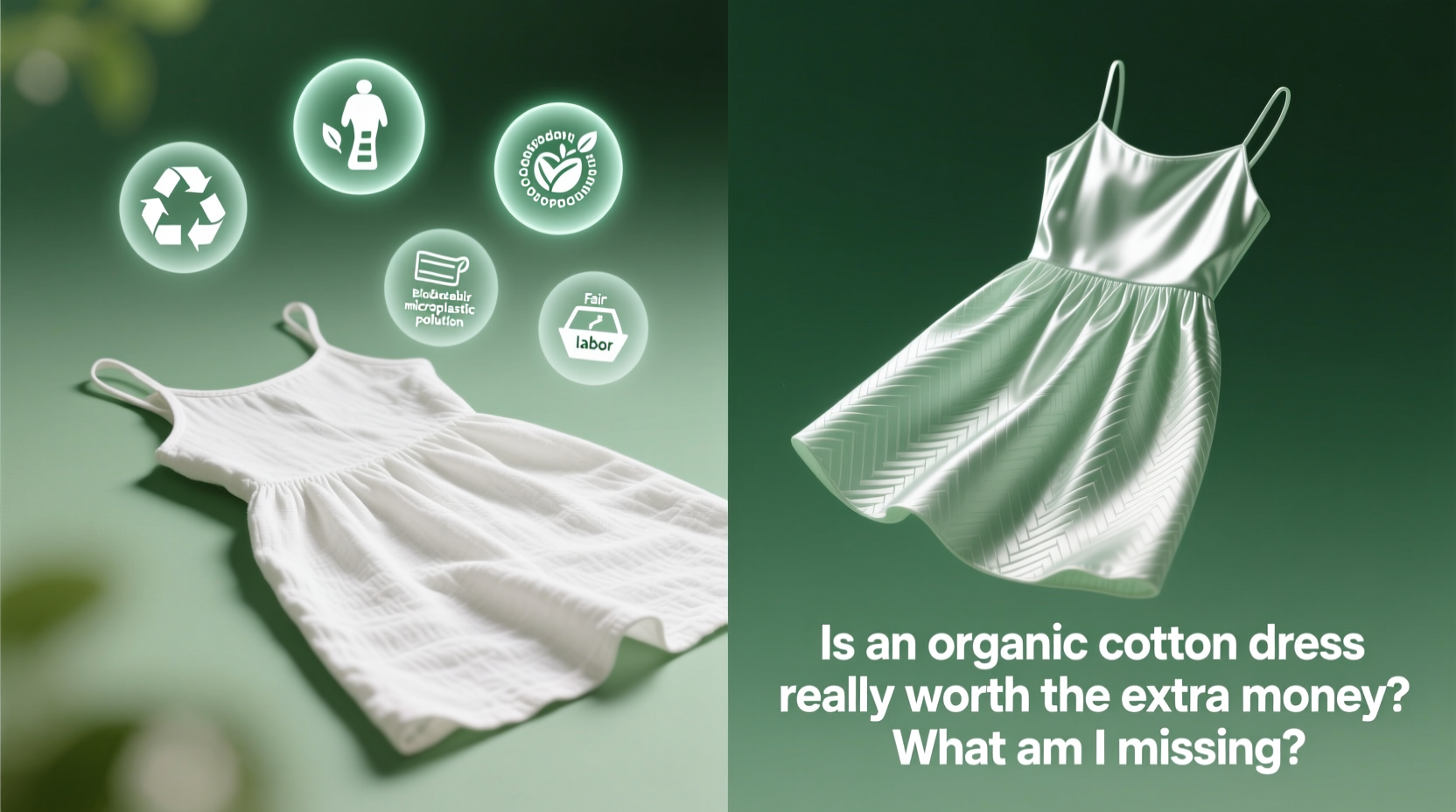 is an organic cotton dress really worth the extra money what am i missing