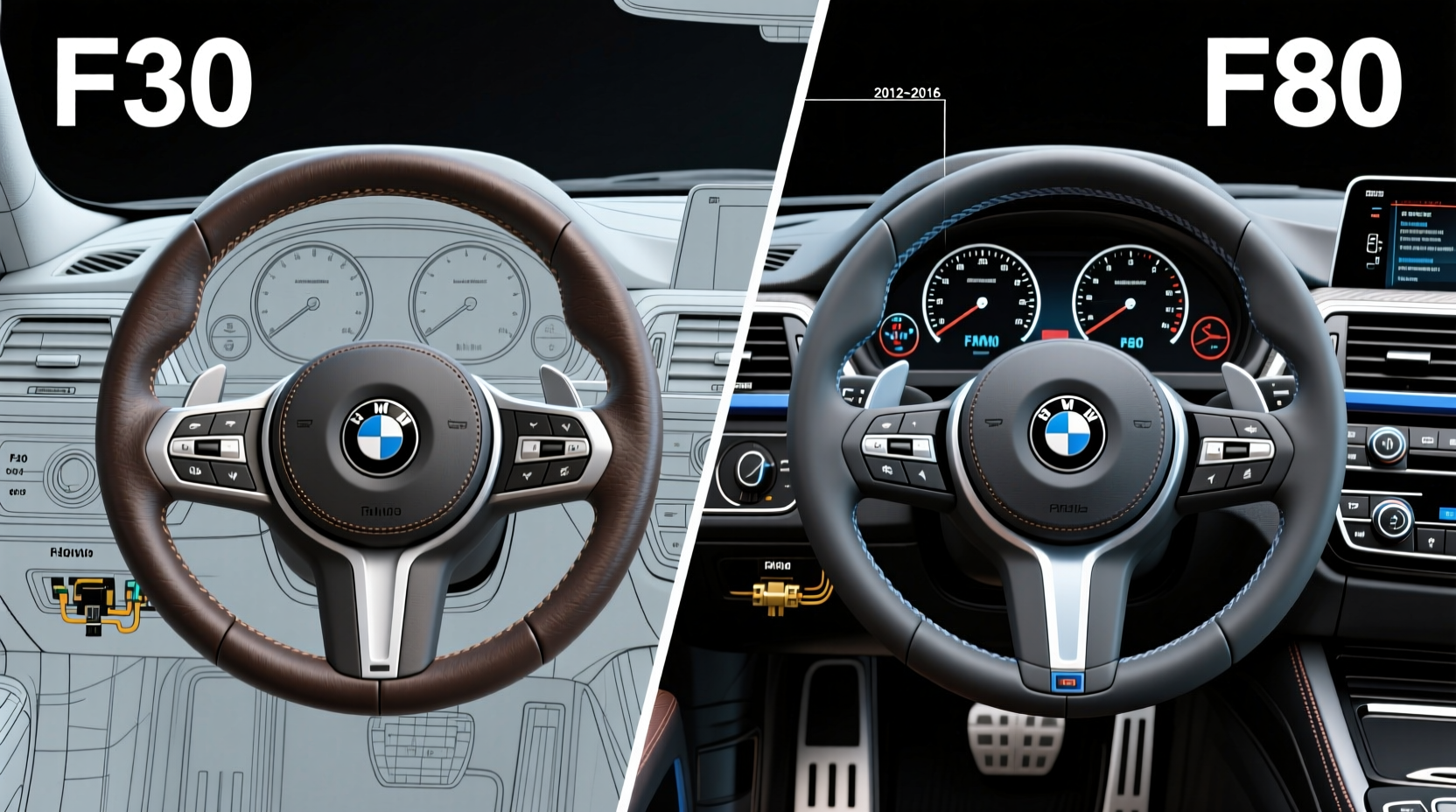 F30 vs F80 Steering Wheel: Key Differences & Compatibility