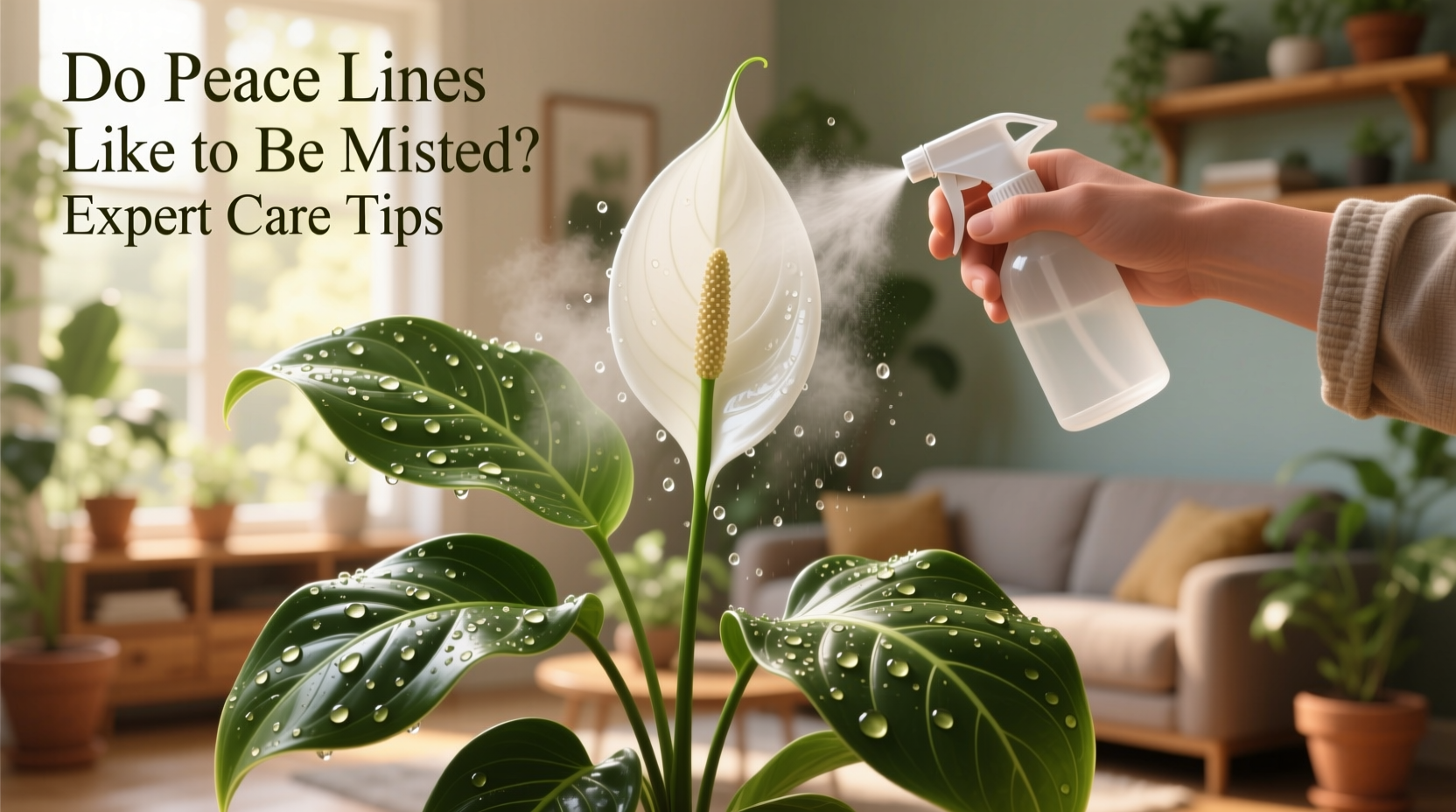 do peace lilies like to be misted