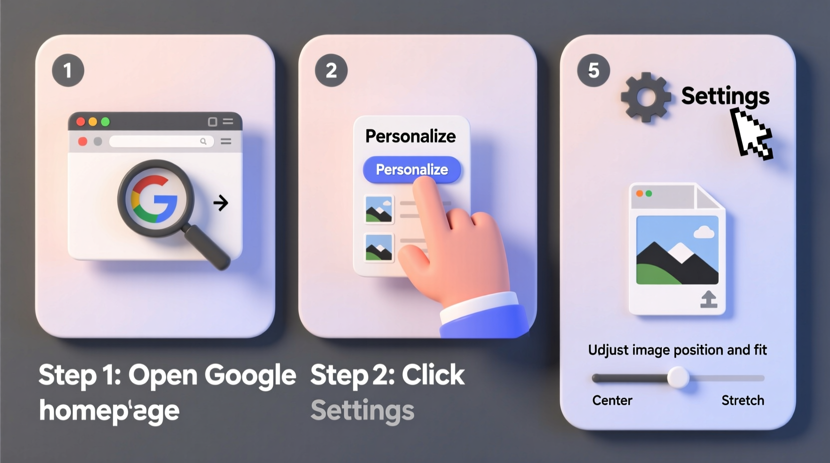 step by step guide to personalizing your google homepage background image